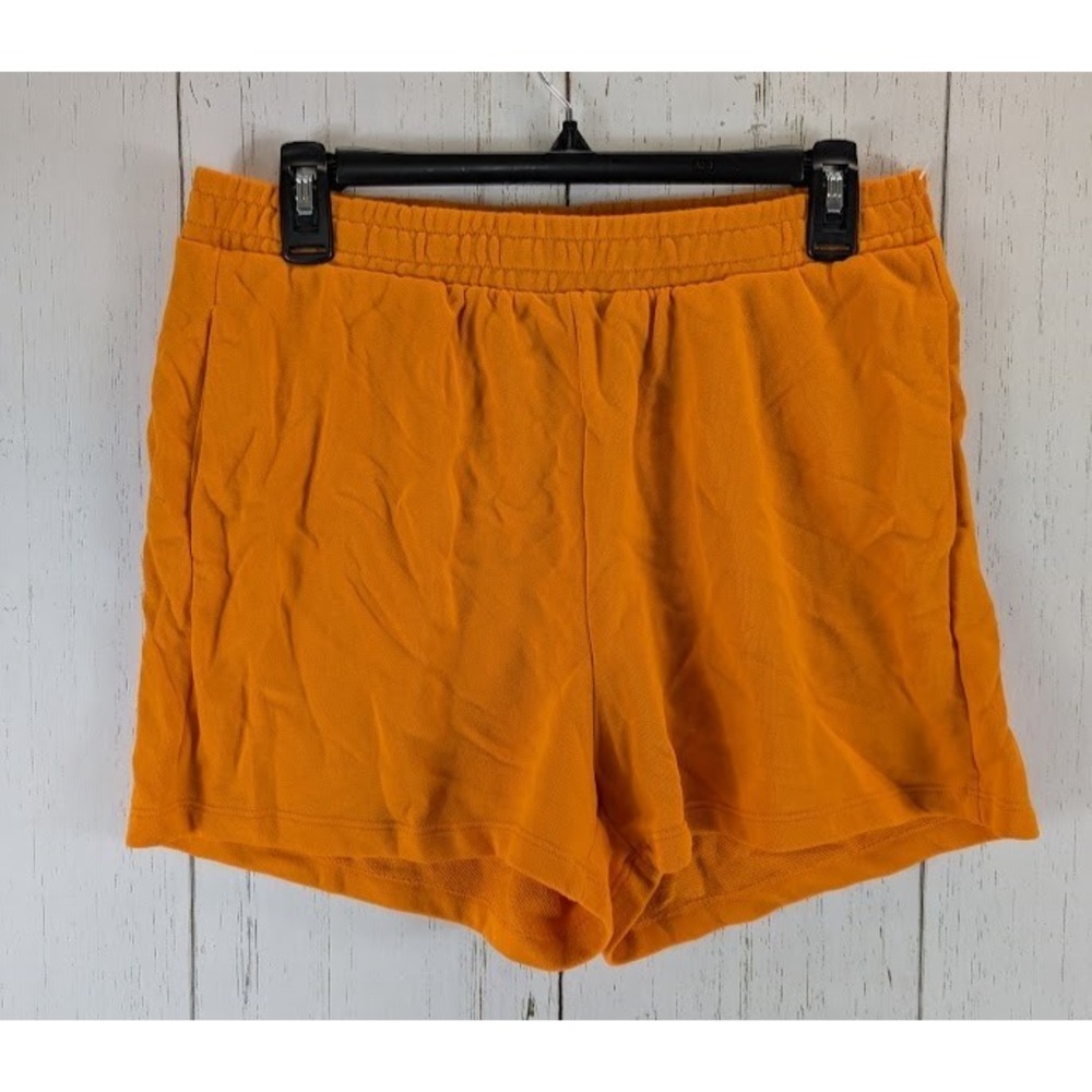 Divided Size Medium Mustard Yellow Sweat‎ Shorts Casual Comfy